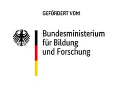 Logo "Gefördert vom Bundesministerium für Bildung und Forschung"