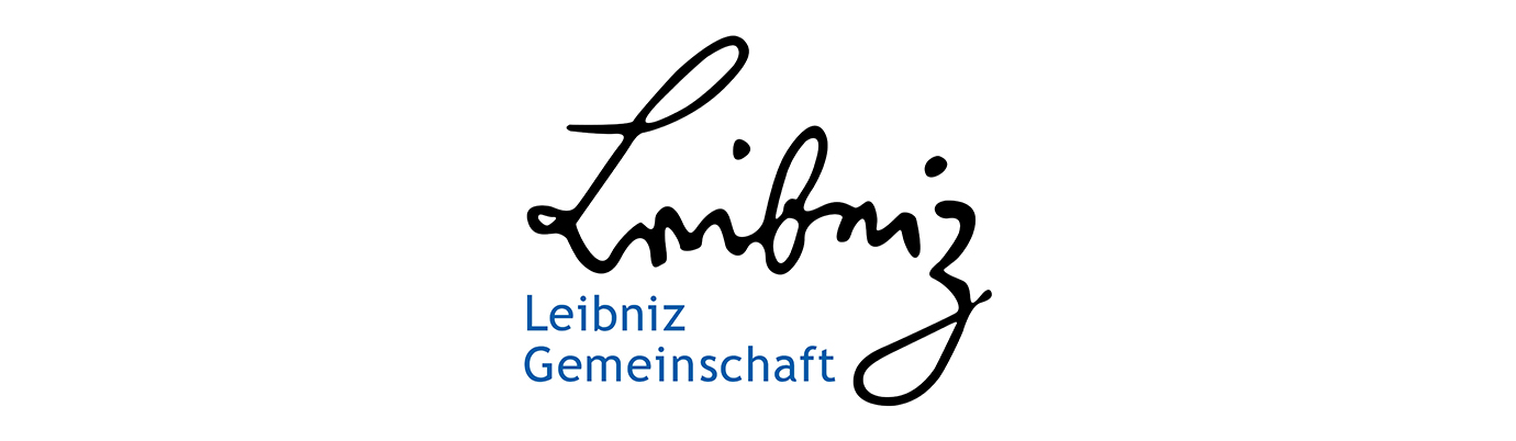 Logo of the Leibniz Association shows the curved signature of Leibniz