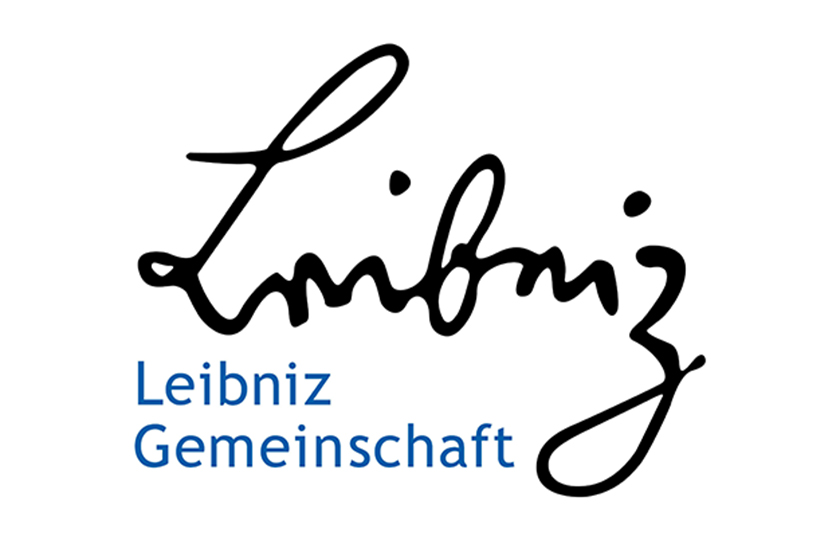 Das Logo der Leibniz-Geschmeinschaft zeigt die geschungene Unterschrift von Namensgeber Gottfried Wilhelm Leibniz