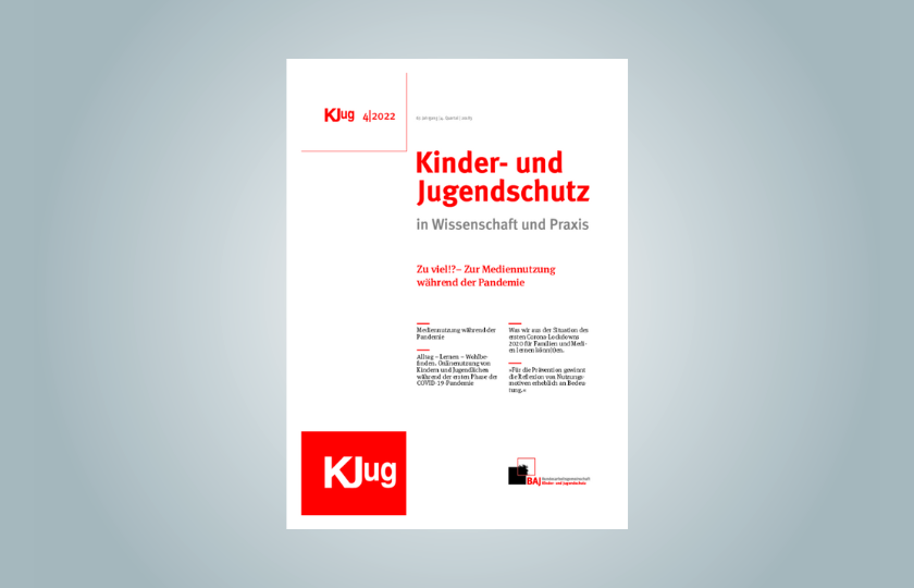 Cover Zeitschrift Kinder- und Jugendschutz in Wissenschaft und Praxis