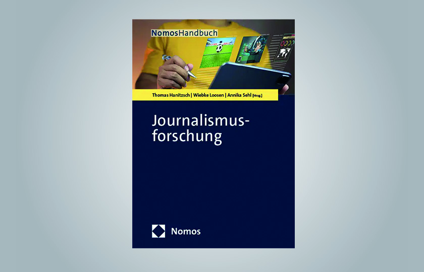 Cover des Nomos-Handbuchs Journalismusforschung