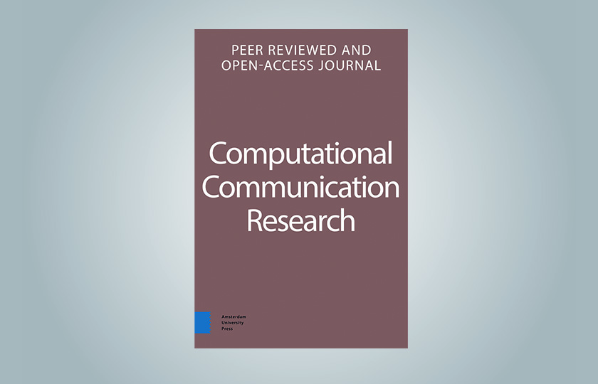 Cover of the journal Computational Communication Research