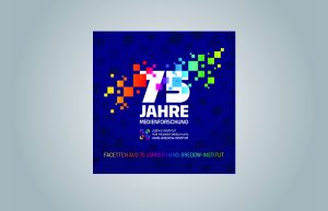 Cover der Broschüre zum 75. Geburtstag